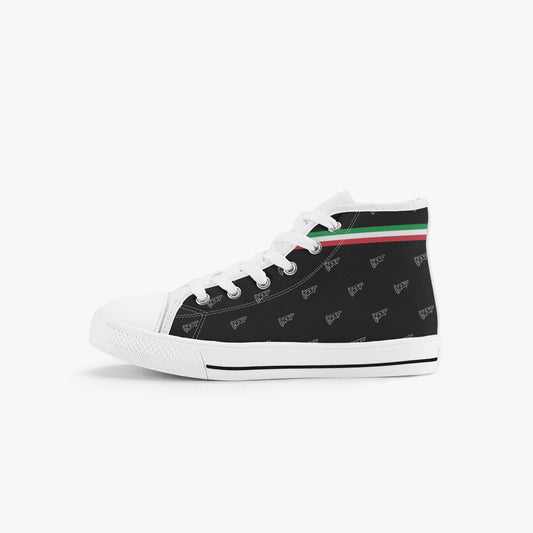 Kid’s High-Top Shoes Pizza pattern