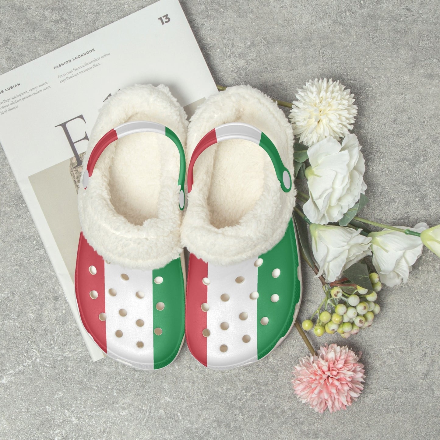 Italy Lined Winter Clogs