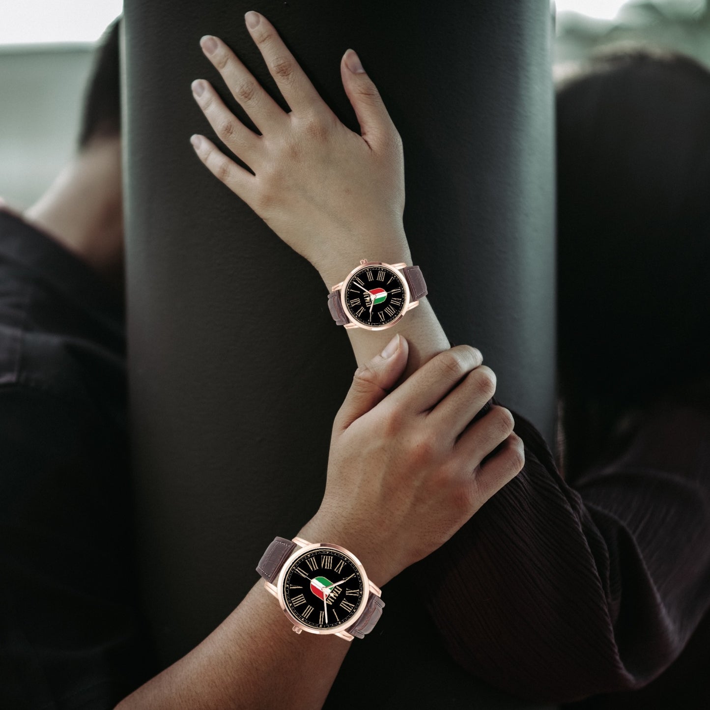Stemma Italia - Premium Quartz Watch Stainless Steel Case & Leather Bands