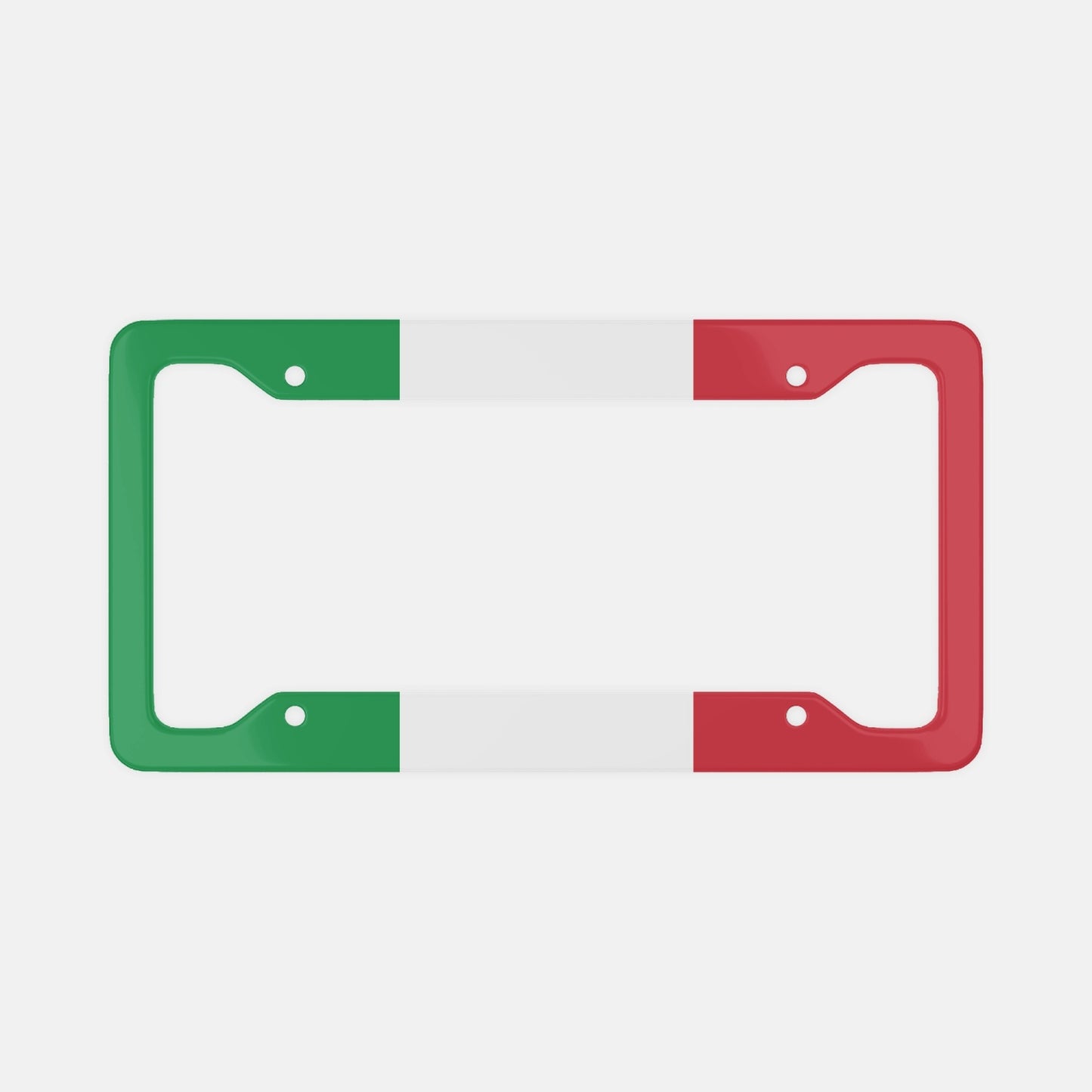 Italian Flag - License Plate Frame
