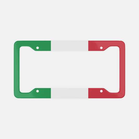 Italy Flag - License Plate Frame