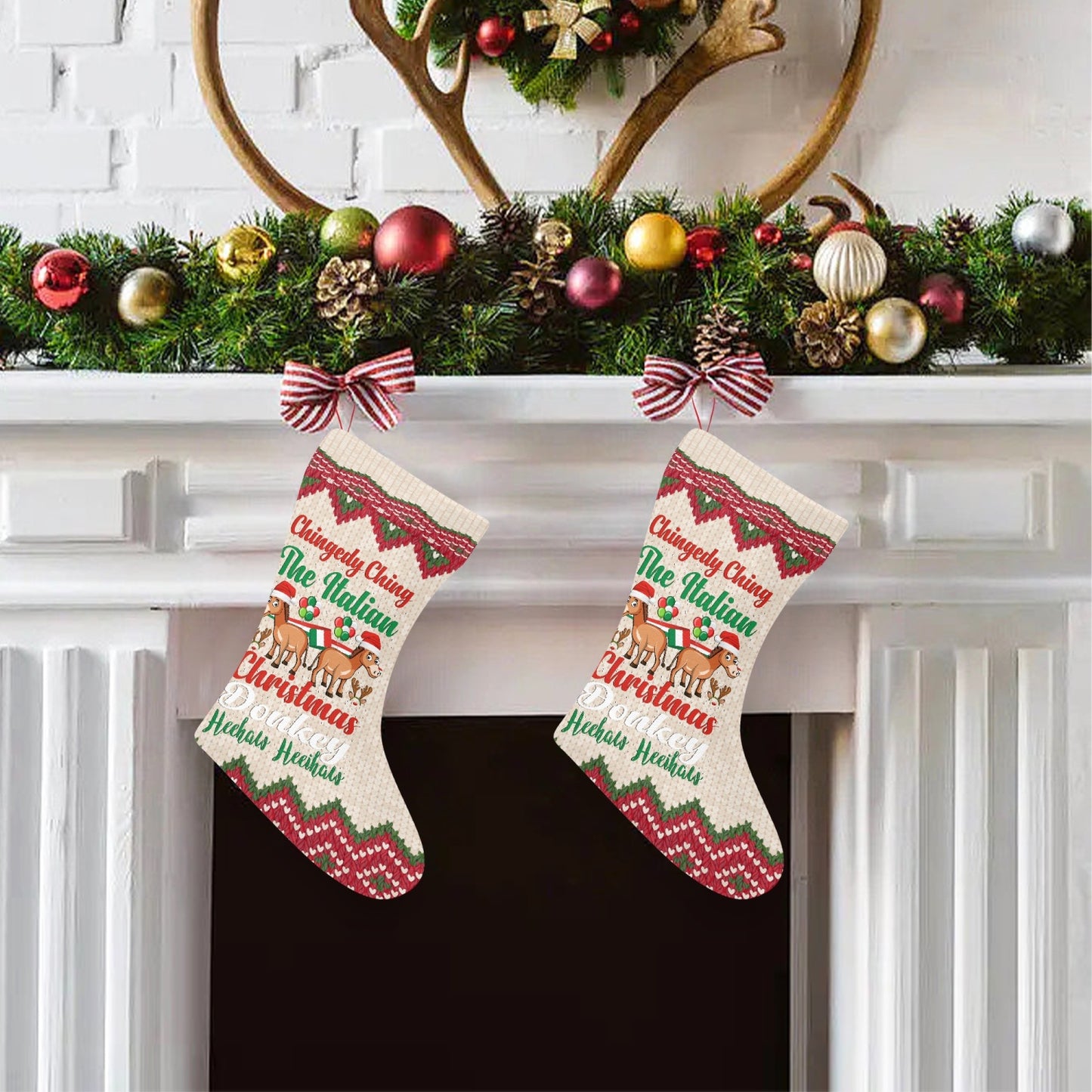 Christmas Santa Stockings - The Italian Christmas