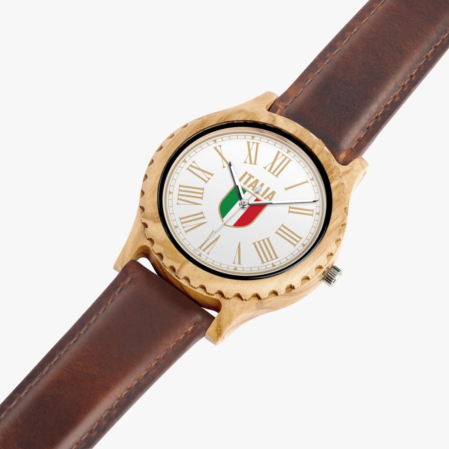 Italian Olive wooden watch - Italia