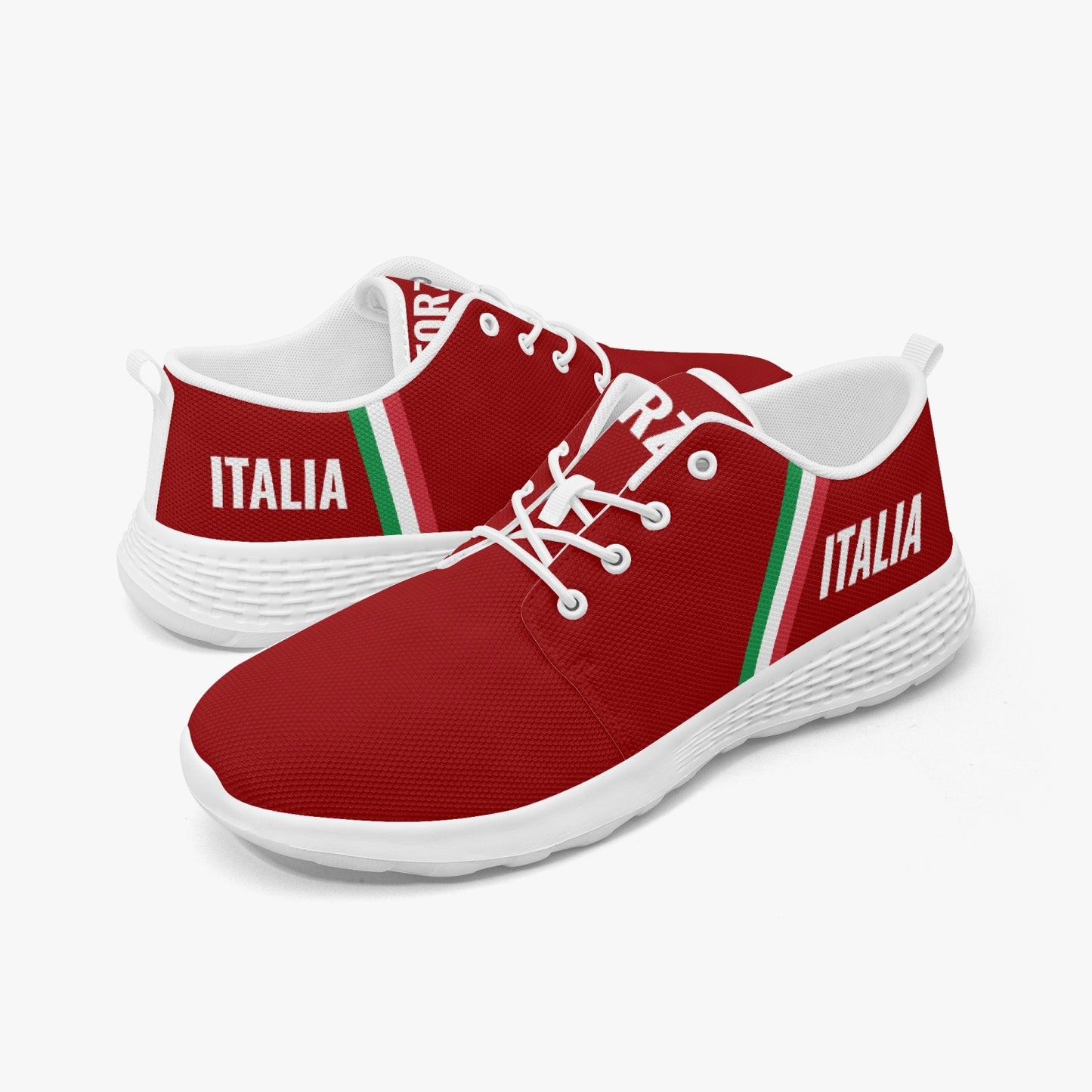Italy Running Shoes - Forza Italia - Red - men's /women's sizes