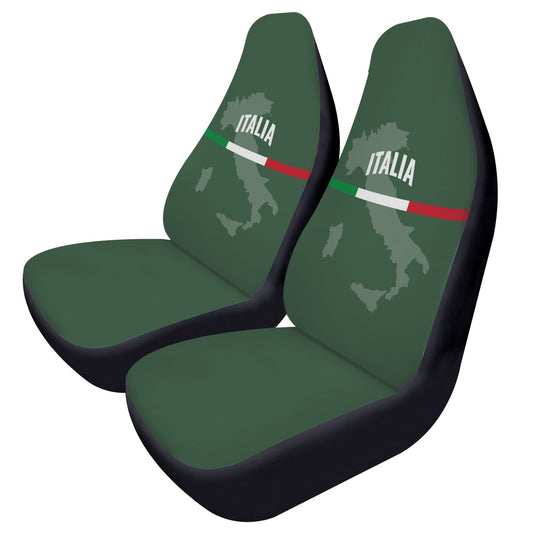 Italia green Car Seats Cover 2Pcs