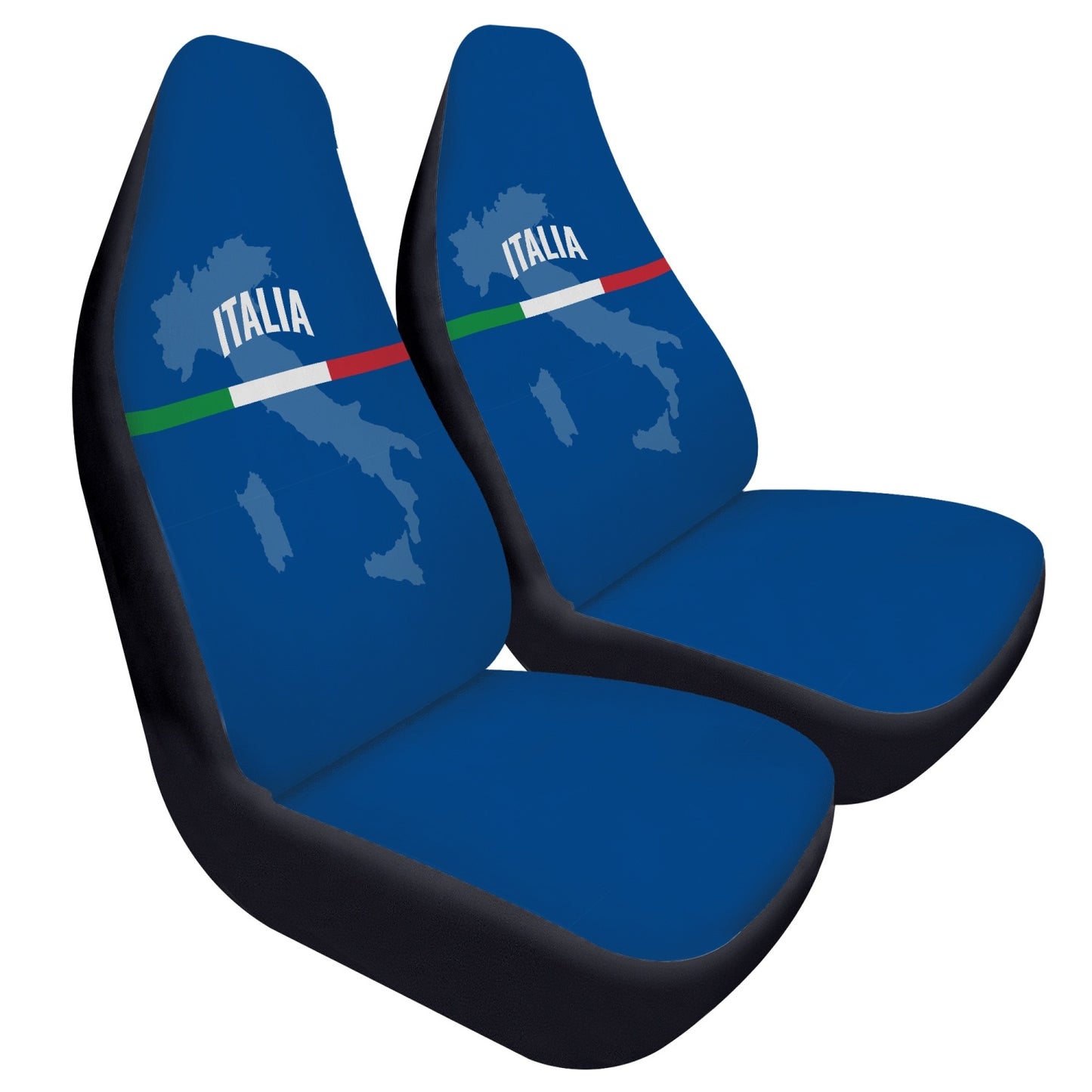 Italia blue Car Seats Cover 2Pcs