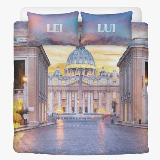 Set Biancheria da Letto - Vaticano Roma