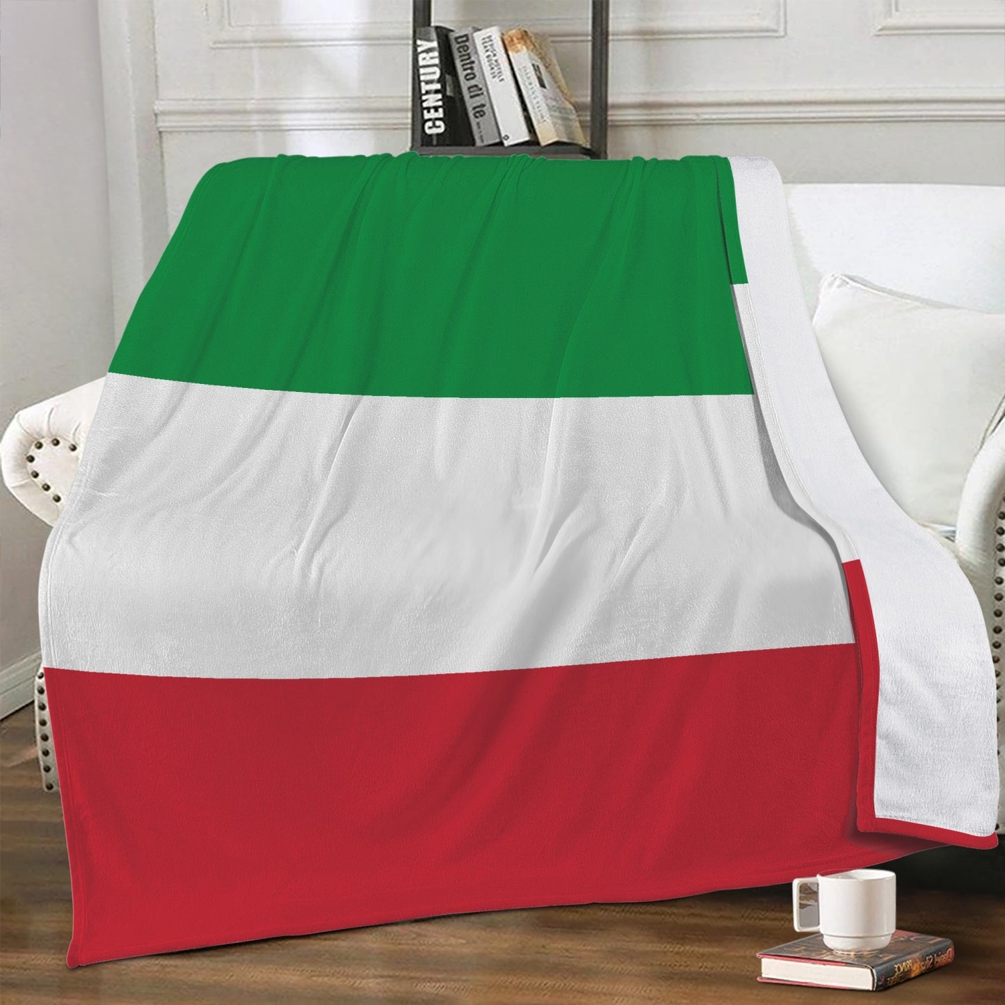 Italy Falg Fleece Blanket