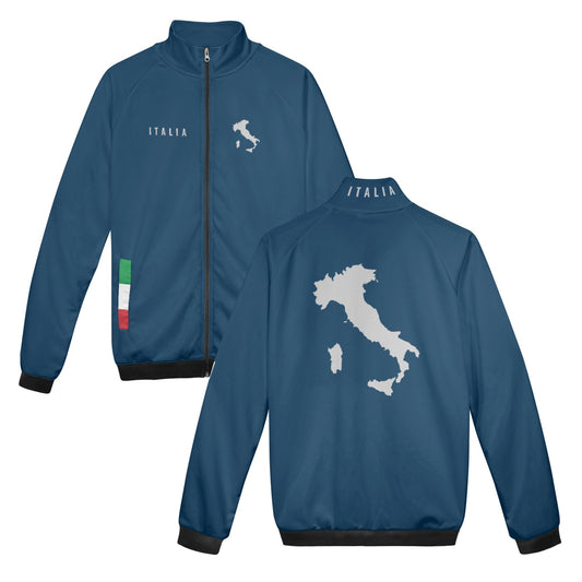 Italia zip Jacket blue navy