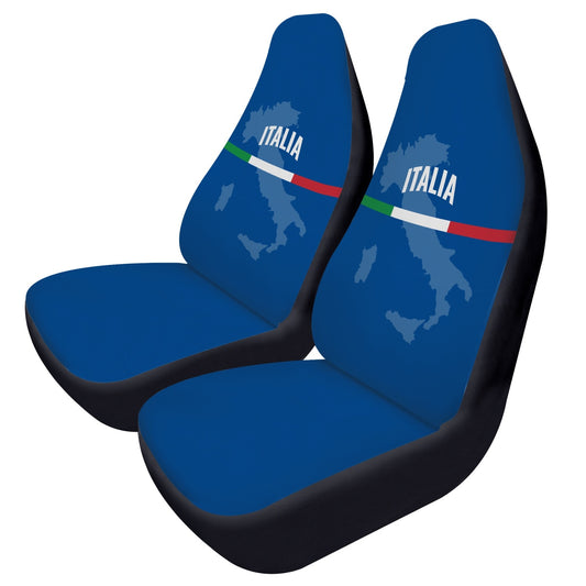 Coprisedili per auto blu Italia 2Pz