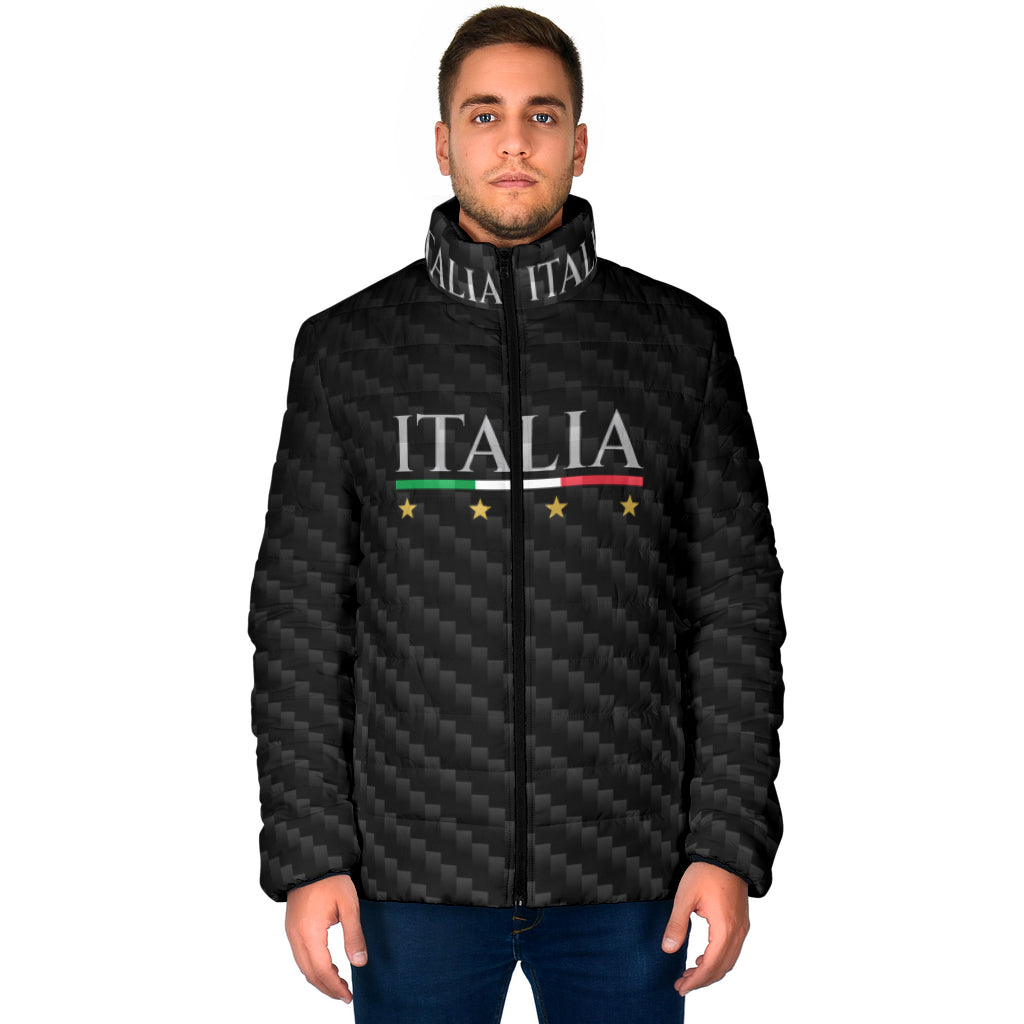 Padded Jacket Italy - carbon effect