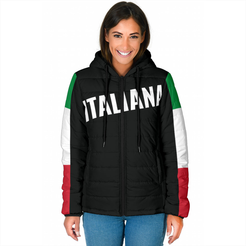 Padded Hooded Jacket Italiano/Italiana