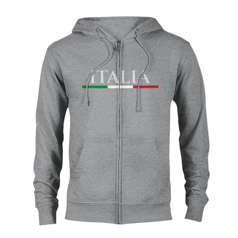 Zip Hoodie ITALIA - Italian strip flag