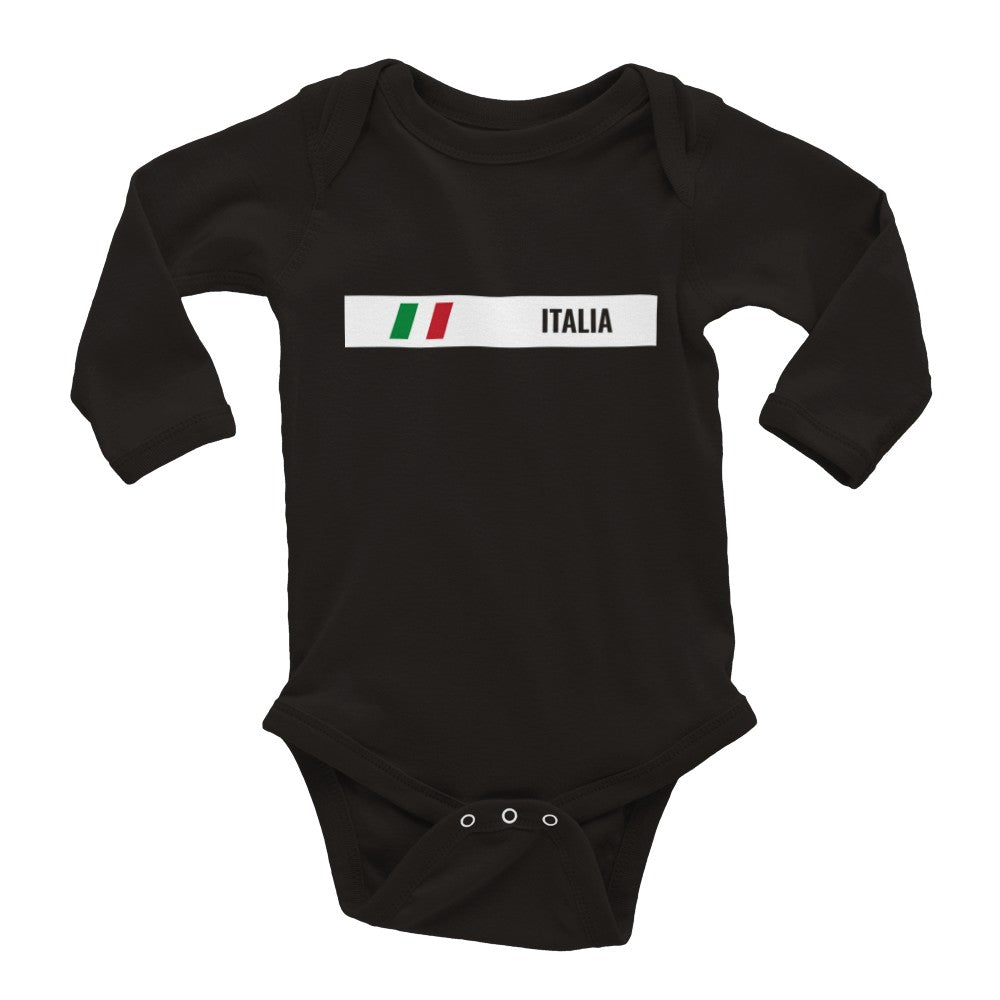 Italia Baby Long Sleeve Onesies